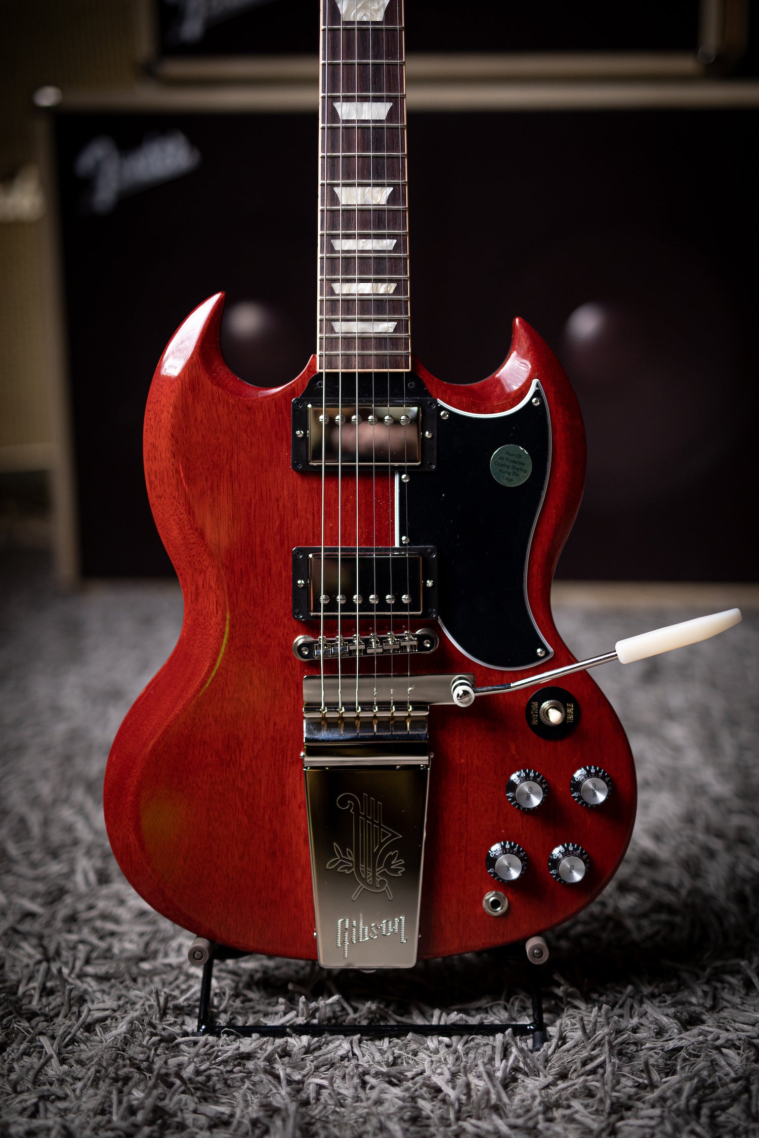Gibson SG Standard '61 Maestro Vibrola Electric Guitar - Vintage Cherry - Walt Grace Vintage