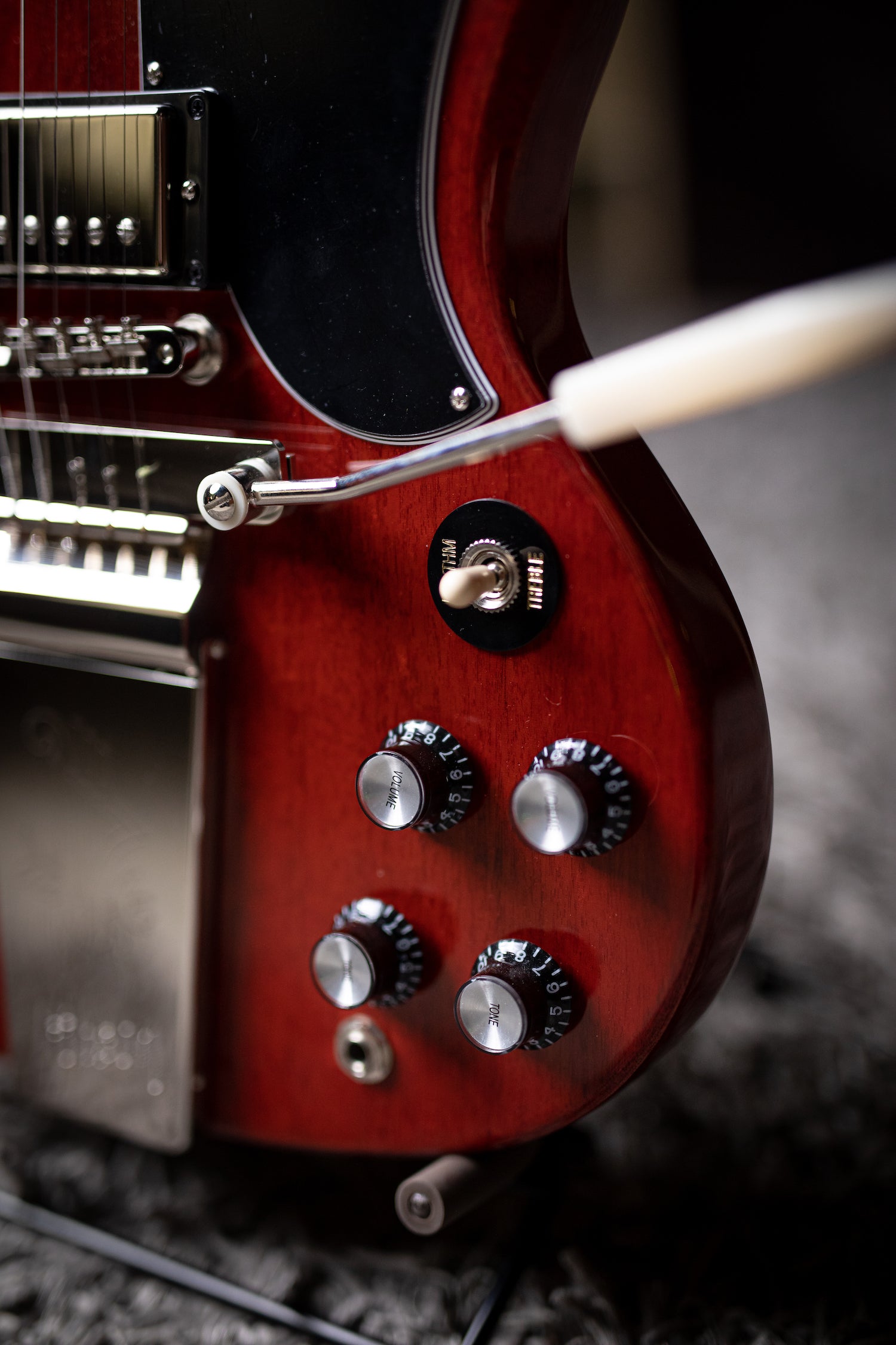 Gibson SG Standard '61 Maestro Vibrola Electric Guitar - Vintage Cherry - Walt Grace Vintage