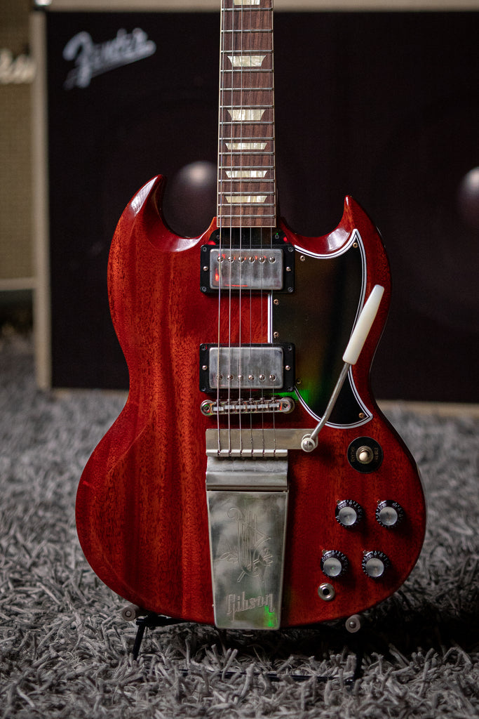 Gibson Custom Shop 1964 SG Standard Reissue W/ Maestro Electric Guitar - VOS Cherry Red - Walt Grace Vintage