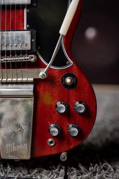 Gibson Custom Shop 1964 SG Standard Reissue W/ Maestro Electric Guitar - VOS Cherry Red - Walt Grace Vintage