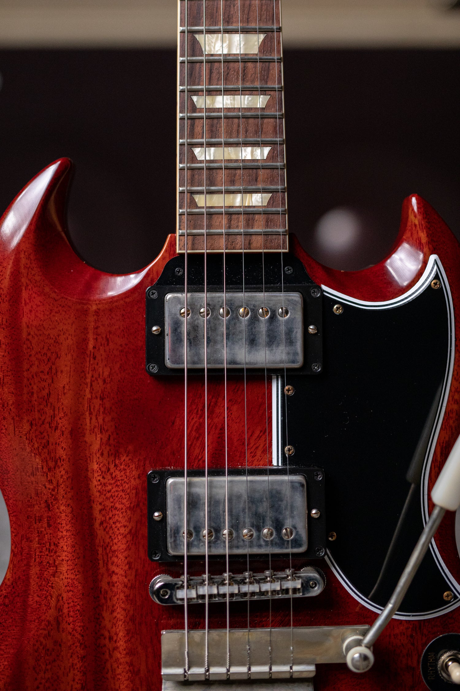 Gibson Custom Shop 1964 SG Standard Reissue W/ Maestro Electric Guitar - VOS Cherry Red - Walt Grace Vintage
