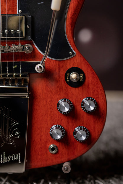 Gibson Custom Shop 1964 SG Standard Reissue W/ Maestro Electric Guitar - VOS Cherry Red - Walt Grace Vintage