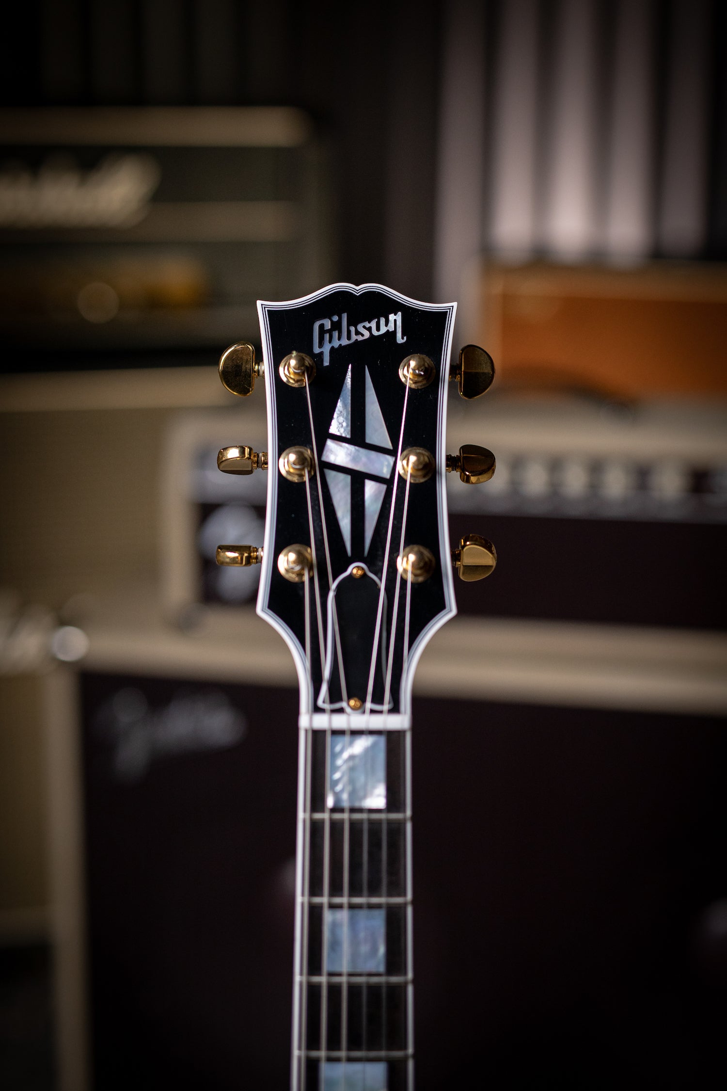 Gibson Custom Shop SG Custom Electric Guitar - Ebony - Walt Grace Vintage