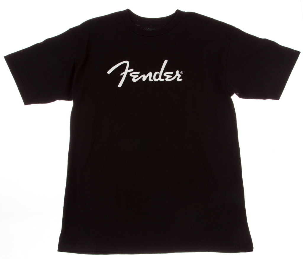 Fender Spaghetti Logo T-shirt - Black - Walt Grace Vintage