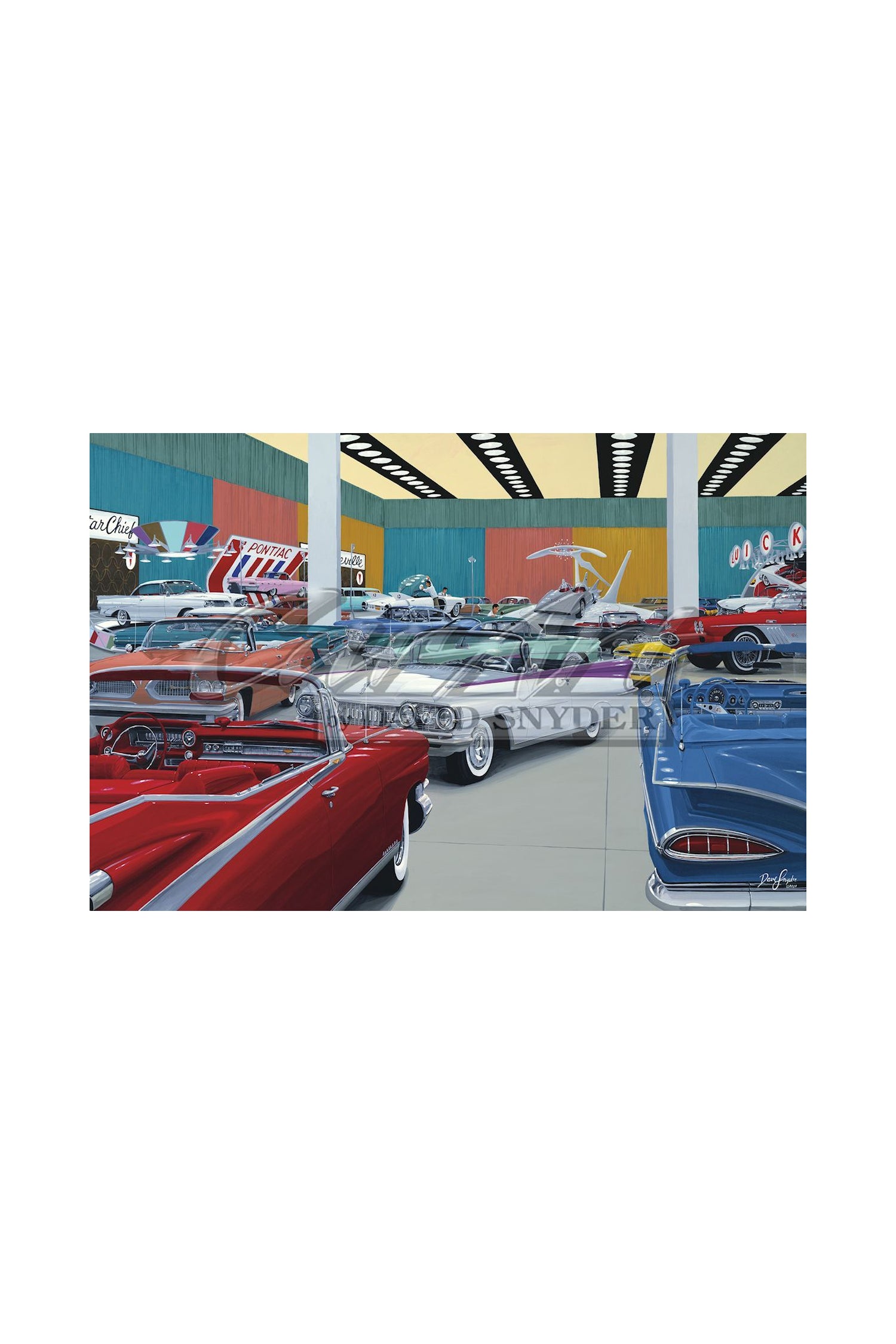 "Auto Show 1959" Limited Edition Print