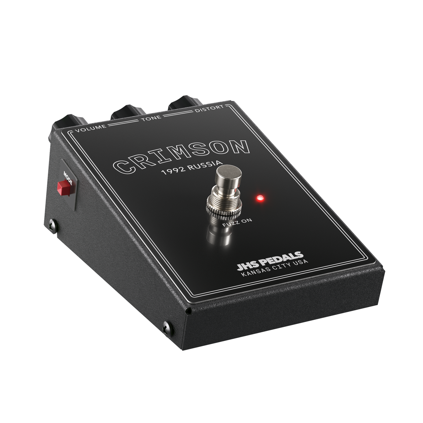 JHS Legends of Fuzz CRIMSON 1992 Mike Mathews Red Army Overdrive Replica Pedal - Walt Grace Vintage