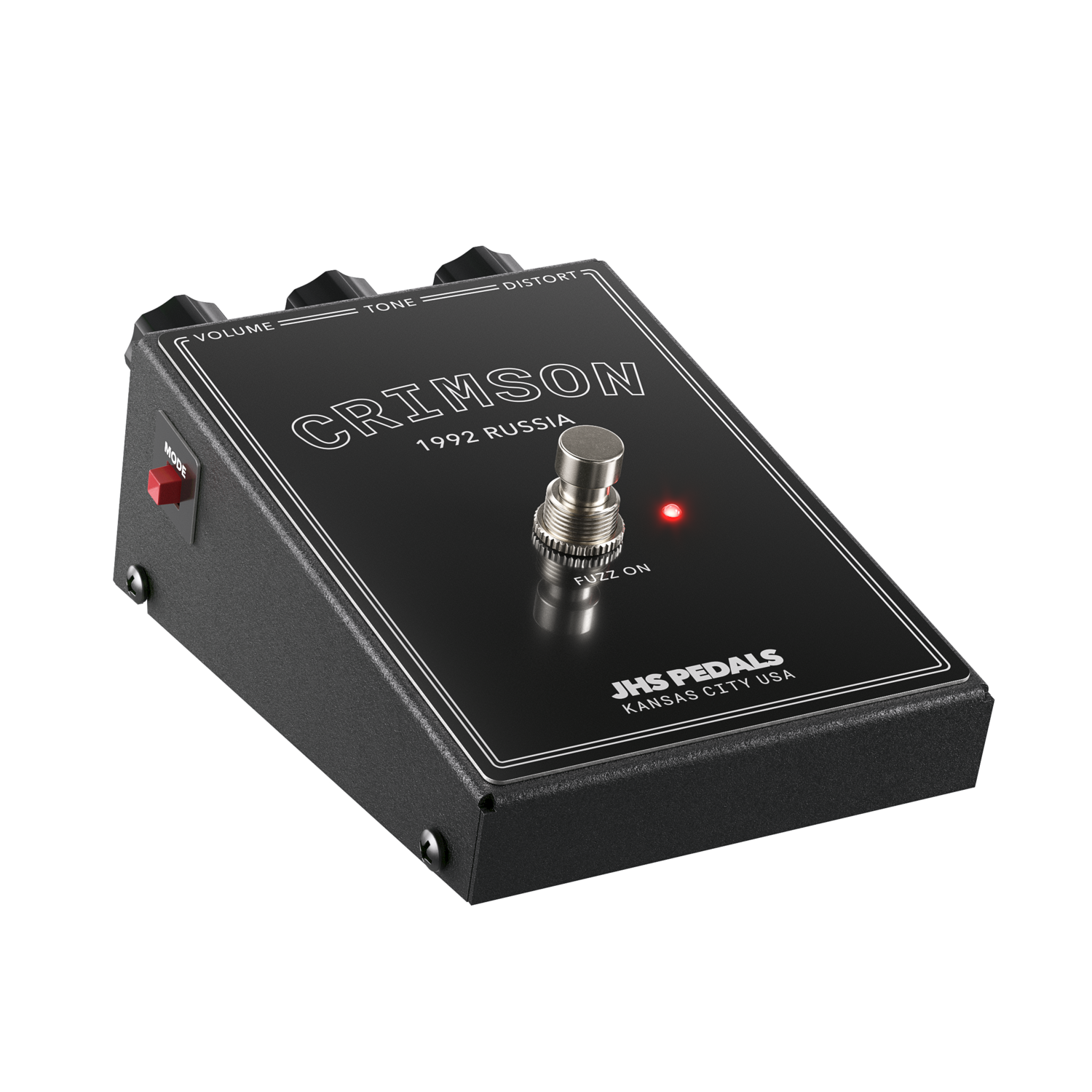 JHS Legends of Fuzz CRIMSON 1992 Mike Mathews Red Army Overdrive Replica Pedal - Walt Grace Vintage