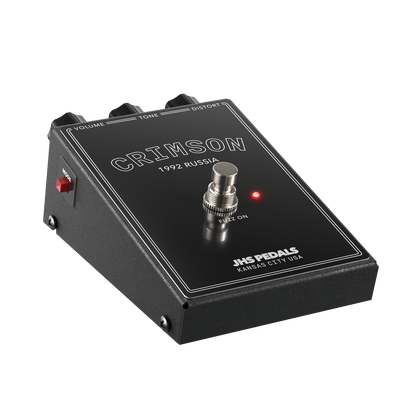 JHS Legends of Fuzz CRIMSON 1992 Mike Mathews Red Army Overdrive Replica Pedal - Walt Grace Vintage
