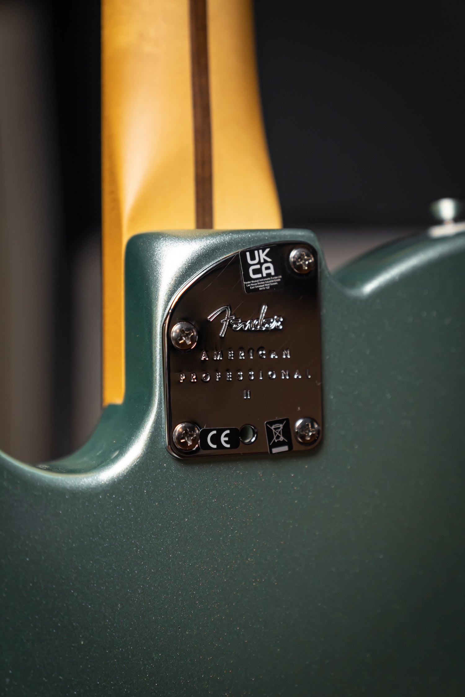 Fender American Professional II Telecaster Electric Guitar - Mystic Surf Green