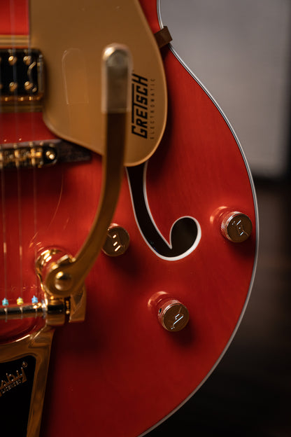 Gretsch G5422TG Electromatic® Classic Hollow Body Double-Cut with Bigsby® and Gold Hardware - Orange Stain