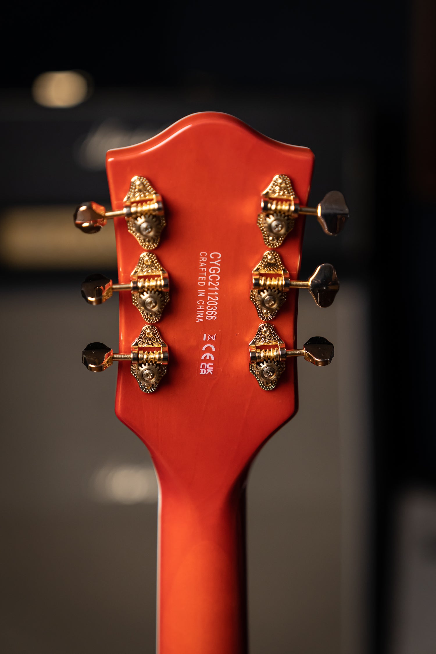 Gretsch G5422TG Electromatic® Classic Hollow Body Double-Cut with Bigsby® and Gold Hardware - Orange Stain