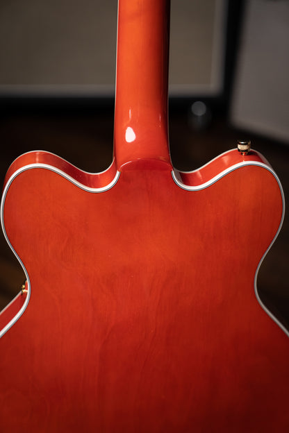Gretsch G5422TG Electromatic® Classic Hollow Body Double-Cut with Bigsby® and Gold Hardware - Orange Stain