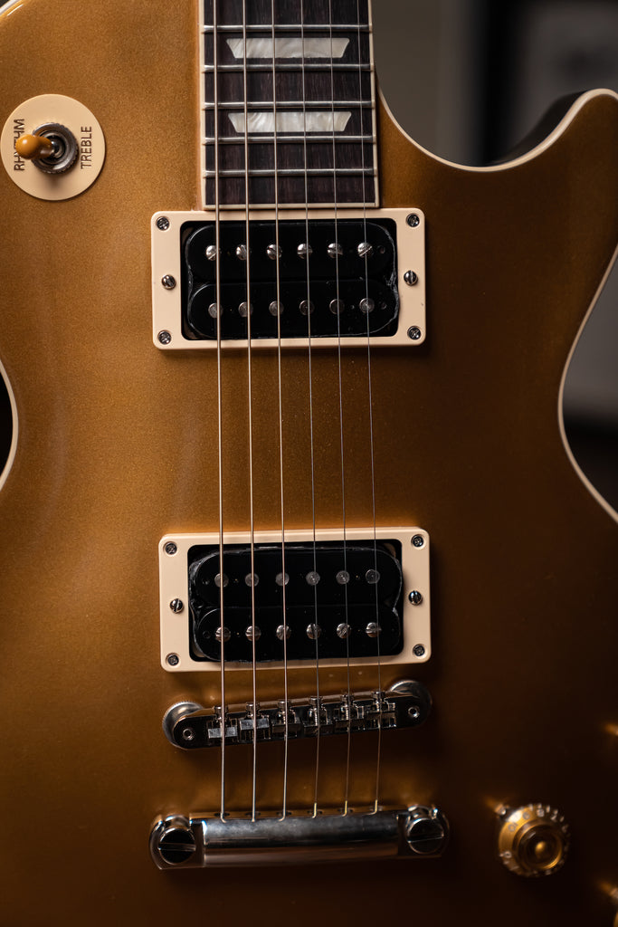 Gibson Slash "Victoria" Les Paul Standard Electric Guitar - Goldtop Dark Back