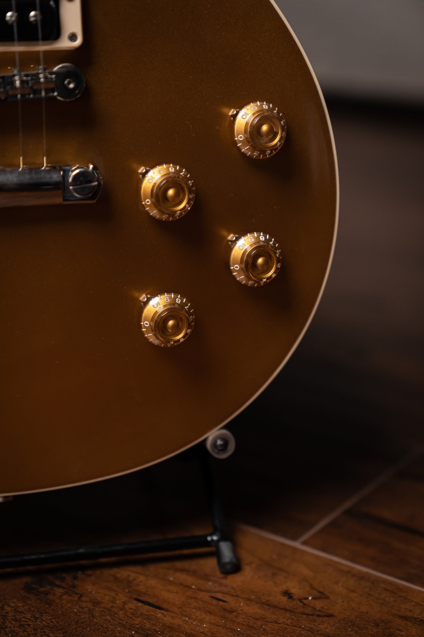 Gibson Slash "Victoria" Les Paul Standard Electric Guitar - Goldtop Dark Back
