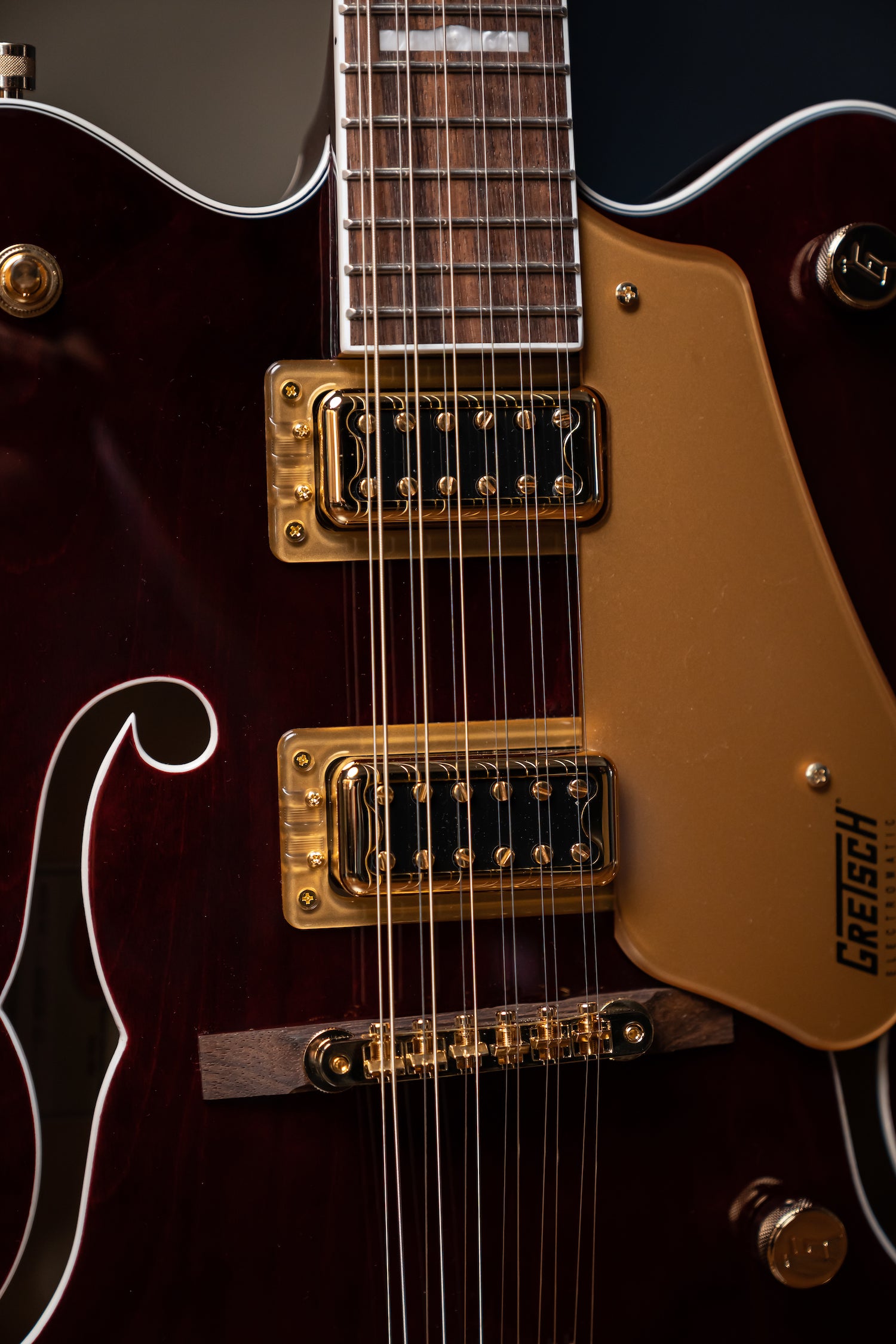 Gretsch G5422G-12 Electromatic Classic Hollow body Double-Cut 12 String with Gold Hardware Electric Guitar - Walnut Stain