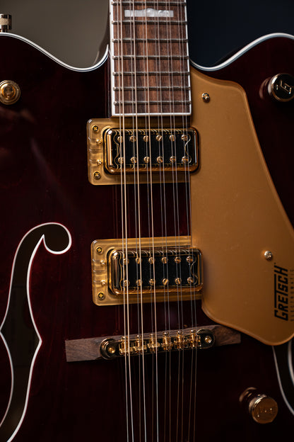 Gretsch G5422G-12 Electromatic Classic Hollow body Double-Cut 12 String with Gold Hardware Electric Guitar - Walnut Stain