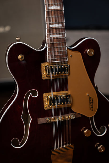 Gretsch G5422G-12 Electromatic Classic Hollow body Double-Cut 12 String with Gold Hardware Electric Guitar - Walnut Stain