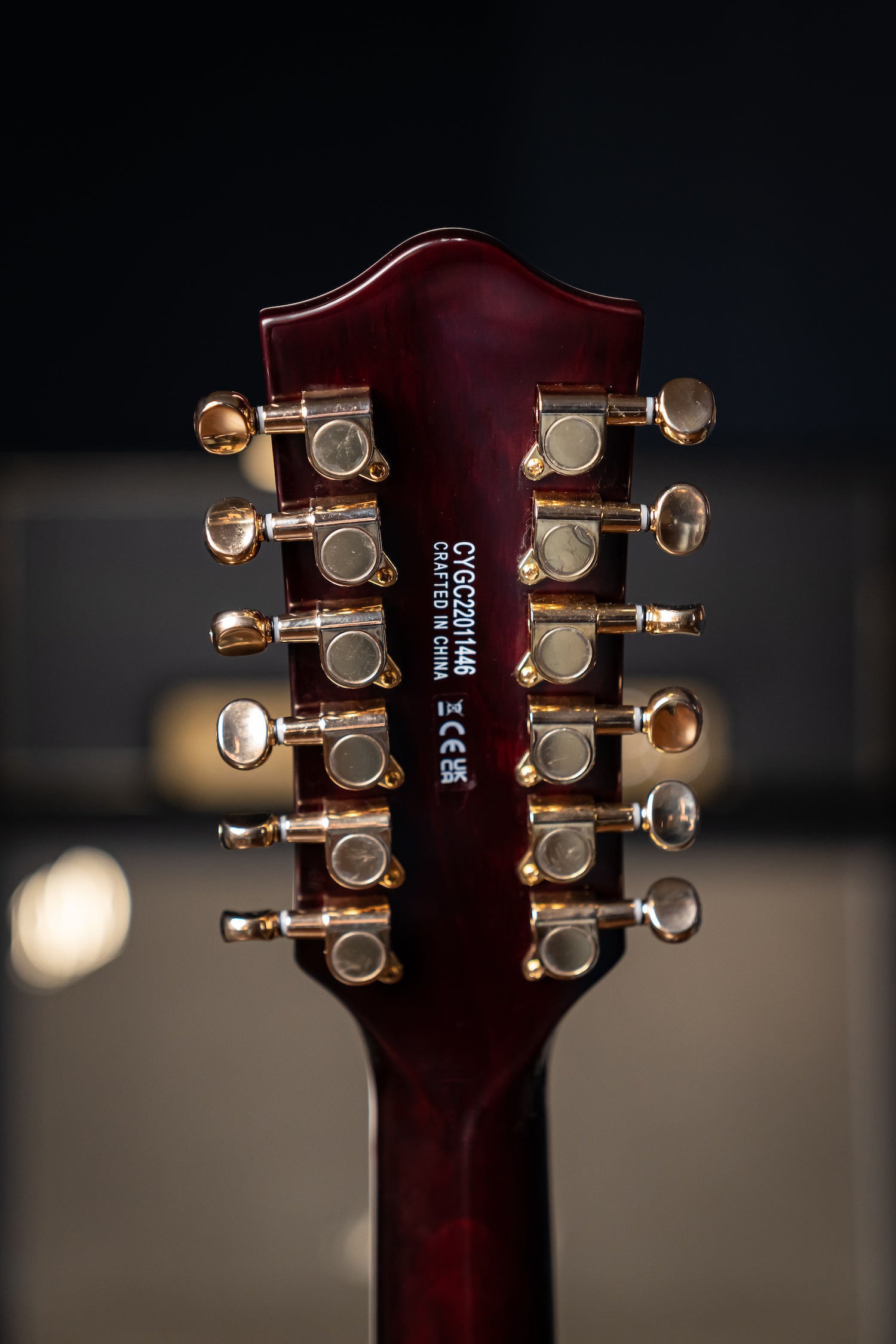 Gretsch G5422G-12 Electromatic Classic Hollow body Double-Cut 12 String with Gold Hardware Electric Guitar - Walnut Stain