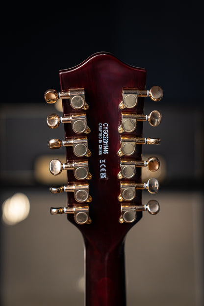 Gretsch G5422G-12 Electromatic Classic Hollow body Double-Cut 12 String with Gold Hardware Electric Guitar - Walnut Stain