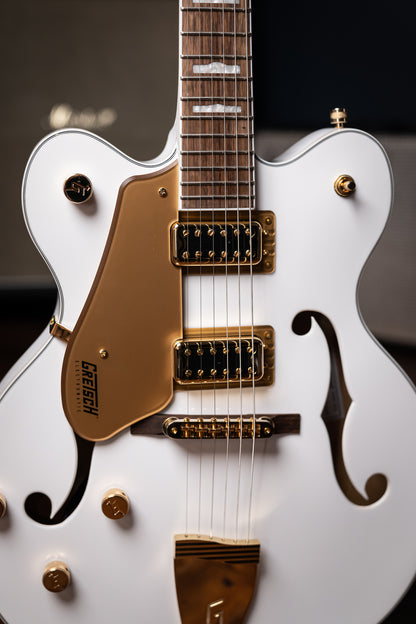 Gretsch G5422GLH Electromatic Classic Hollow body Left Handed Double-Cut with Gold Hardware Electric Guitar - Snowcrest White