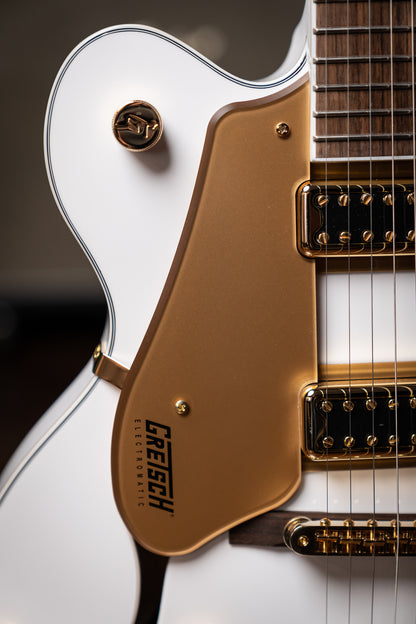 Gretsch G5422GLH Electromatic Classic Hollow body Left Handed Double-Cut with Gold Hardware Electric Guitar - Snowcrest White
