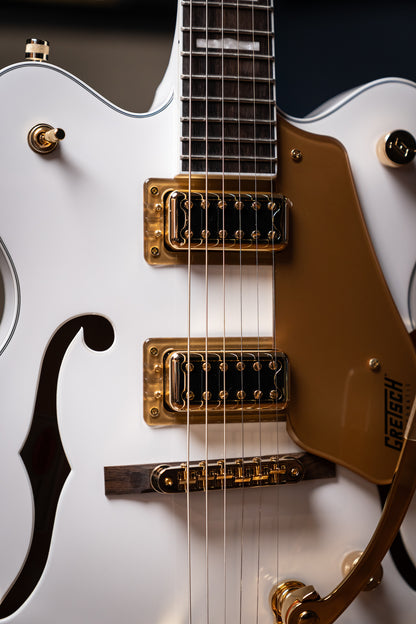 Gretsch G5422TG Electromatic® Classic Hollow Body Double-Cut with Bigsby® and Gold Hardware - Snowcrest White