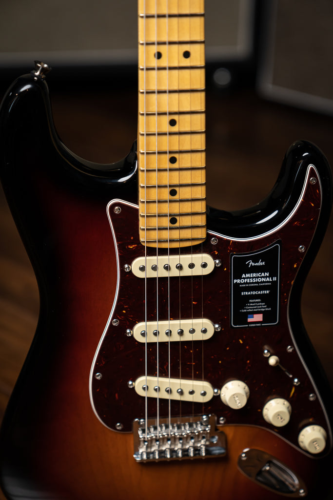 Fender American Professional II Stratocaster Electric Guitar - 3-Color Sunburst