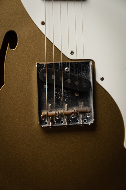 2012 Fender Custom Shop Masterbuilt '50s Thinline Telecaster Electric Guitar - Gold
