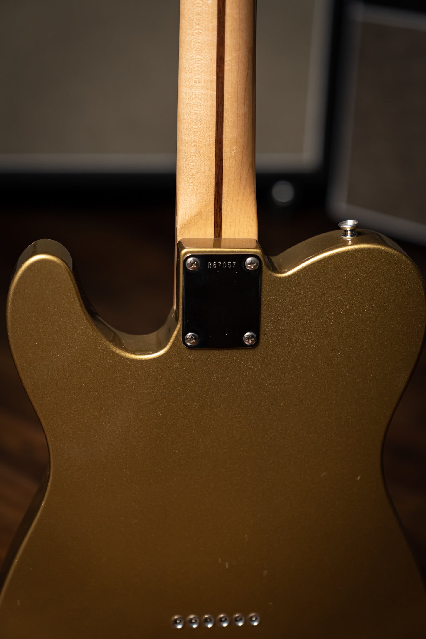 2012 Fender Custom Shop Masterbuilt '50s Thinline Telecaster Electric Guitar - Gold