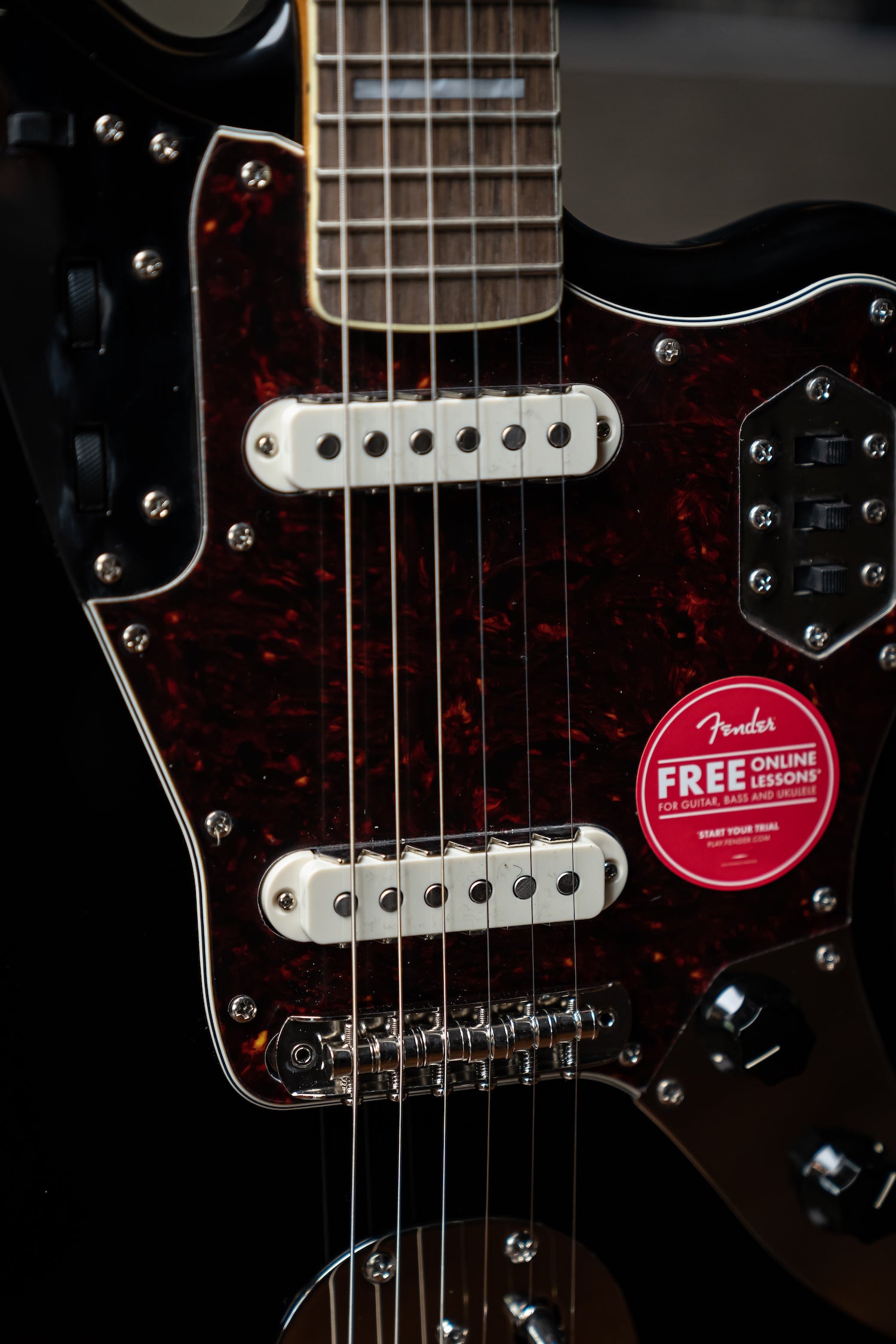 Squier Classic Vibe '70s Jaguar Electric Guitar - Black