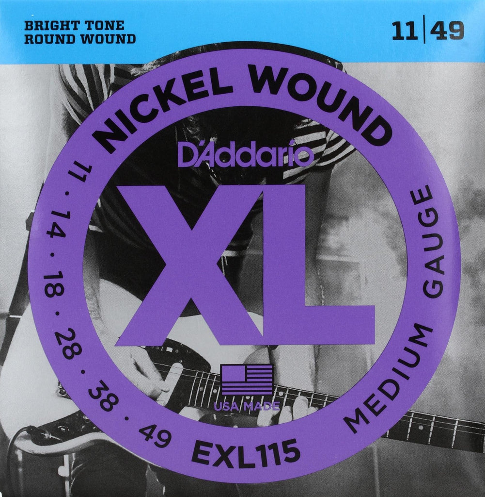 D’Addario EXL115 Nickel Wound 11-49 Electric Strings