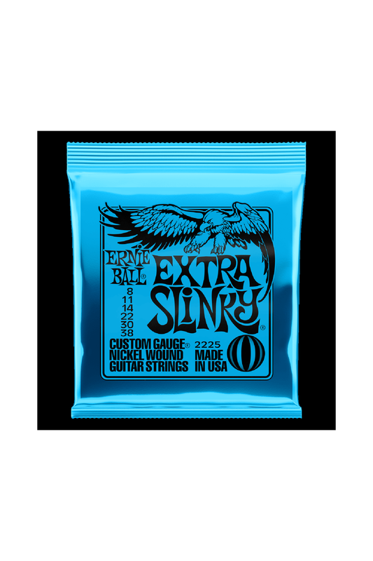 Ernie Ball 2225 Extra Slinky Nickel Wound Electric Guitar 6 String 8-38
