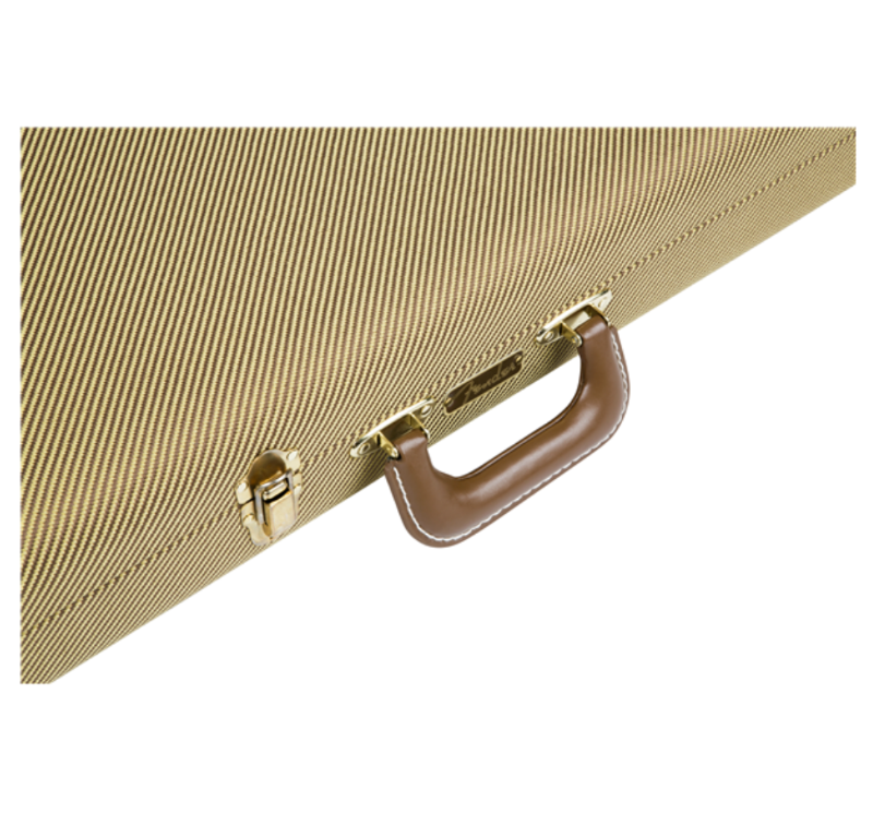 Fender G G Deluxe Strat Tele Hardshell Case Tweed with Red