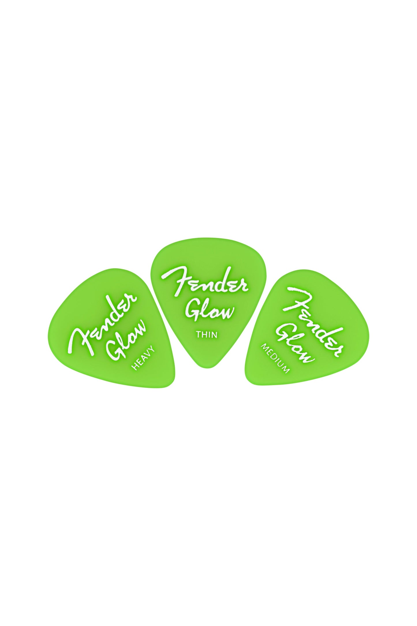 Fender Glow in the Dark Picks - 12 Pack