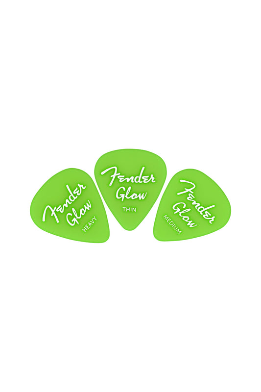 Fender Glow in the Dark Picks - 12 Pack