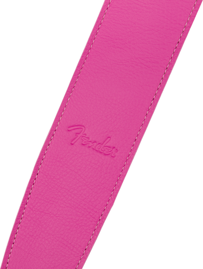 Fender Limited Leather Strap - Bubblegum