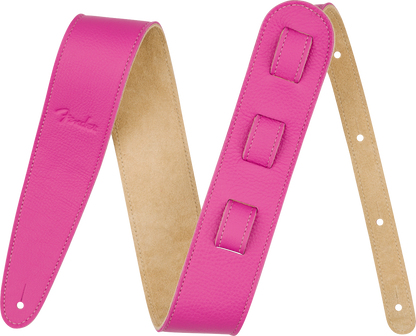 Fender Limited Leather Strap - Bubblegum