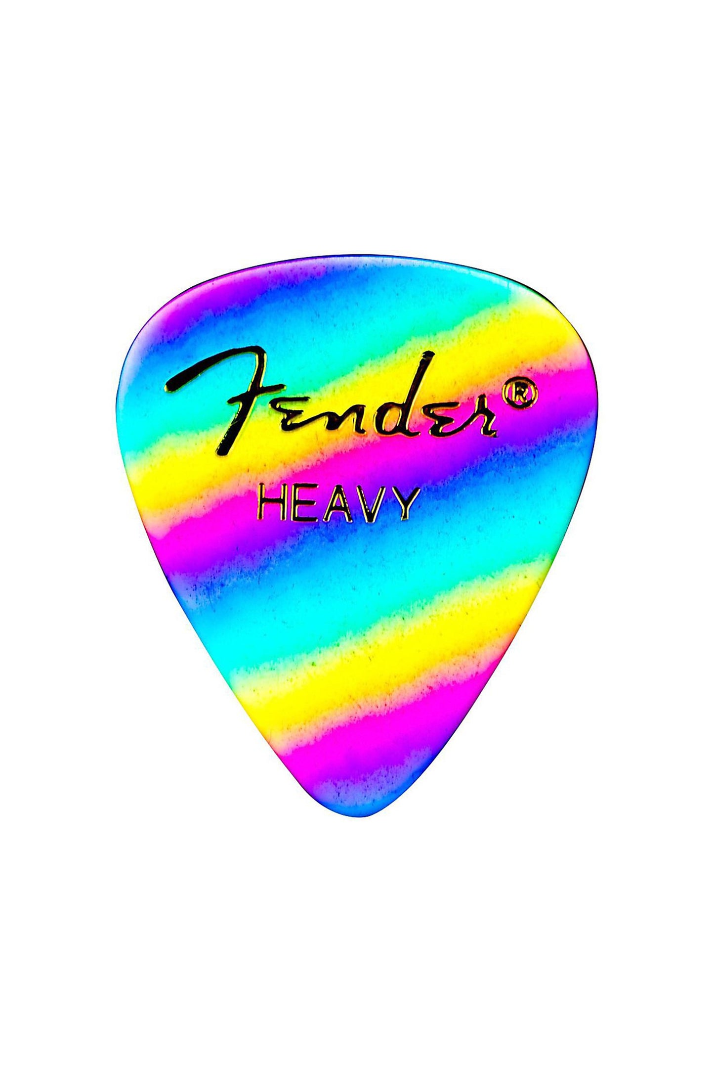 Fender Shape 351 Guitar Pick - Rainbow