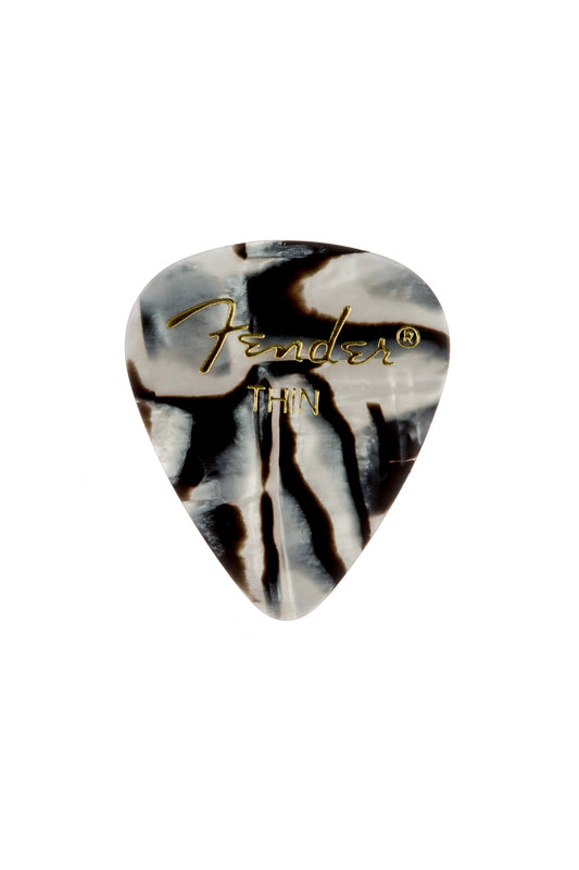 Fender Shape 351 Guitar Pick - Zebra