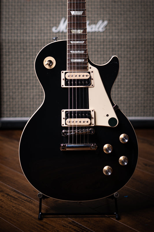 Gibson Les Paul Classic Electric Guitar - Ebony - Walt Grace Vintage