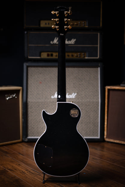 Gibson Les Paul Custom Electric Guitar - Ebony - Walt Grace Vintage