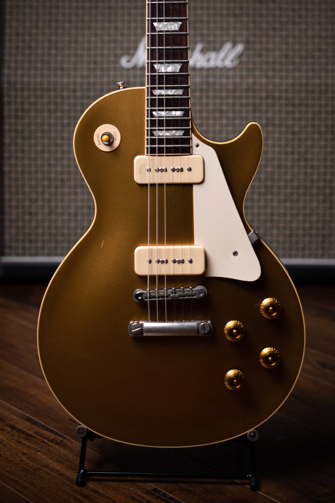 1998 Gibson Custom Shop 1956 Les Paul R6 Electric Guitar - Gold Top - Walt Grace Vintage
