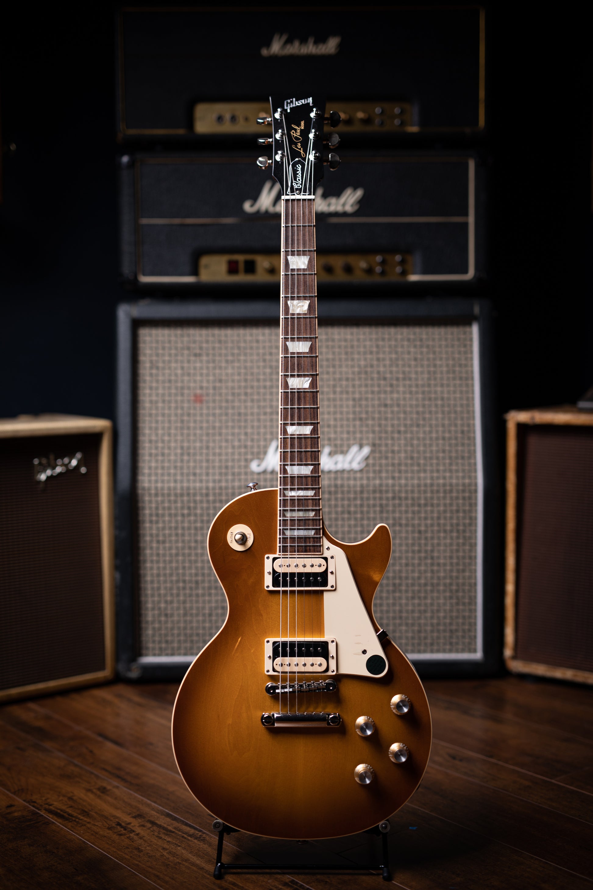 Gibson Les Paul Classic Electric Guitar - Honey Burst - Walt Grace Vintage