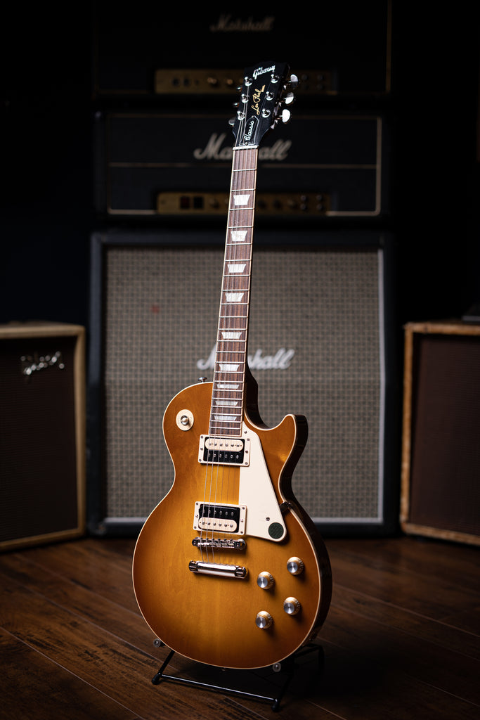 Gibson Les Paul Classic Electric Guitar - Honey Burst - Walt Grace Vintage