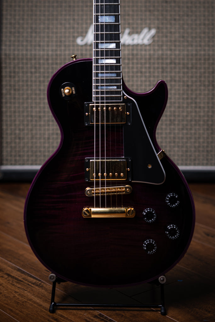 2016 Gibson Custom Shop Les Paul Electric Guitar - Purple Widow #405 - Walt Grace Vintage