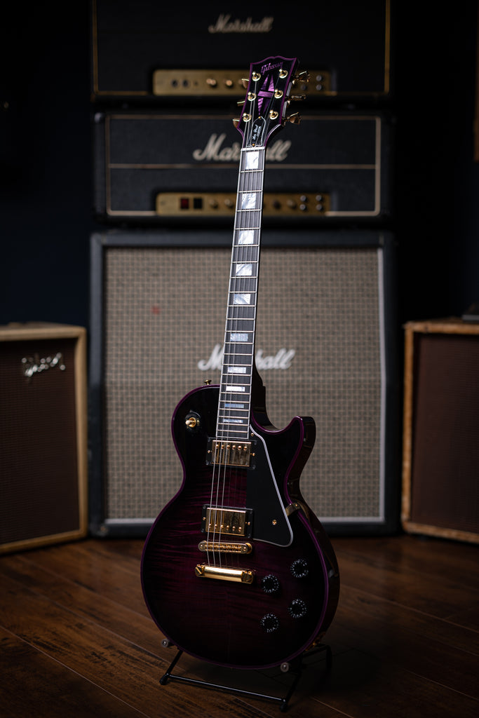 2016 Gibson Custom Shop Les Paul Electric Guitar - Purple Widow #405 - Walt Grace Vintage