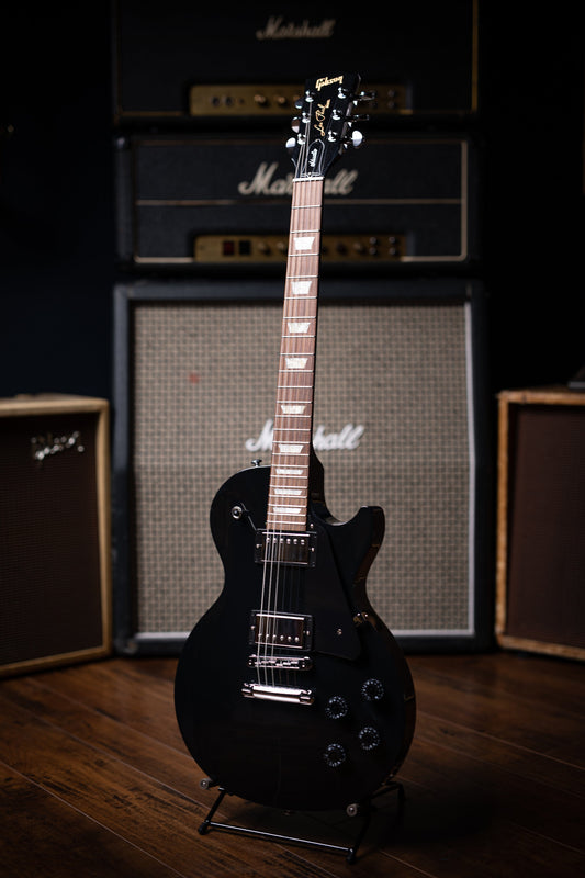 Gibson Les Paul Studio Electric Guitar - Ebony - Walt Grace Vintage