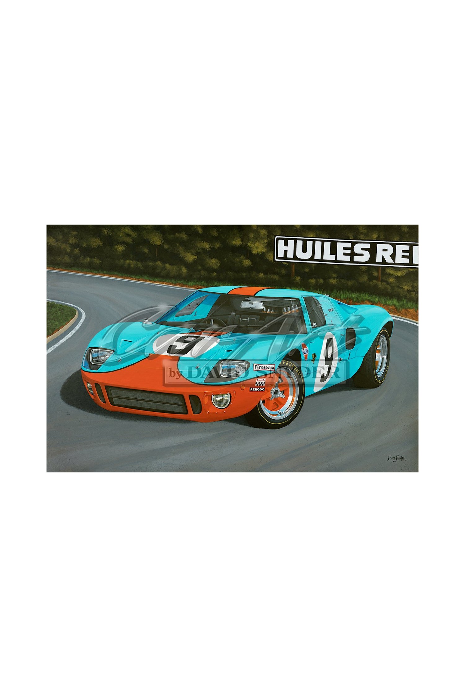 "GT40 1075" Limited Edition Print
