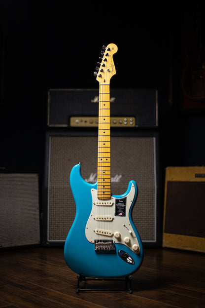 Fender American Professional II Stratocaster Maple Fretboard Electric Guitar - Miami Blue