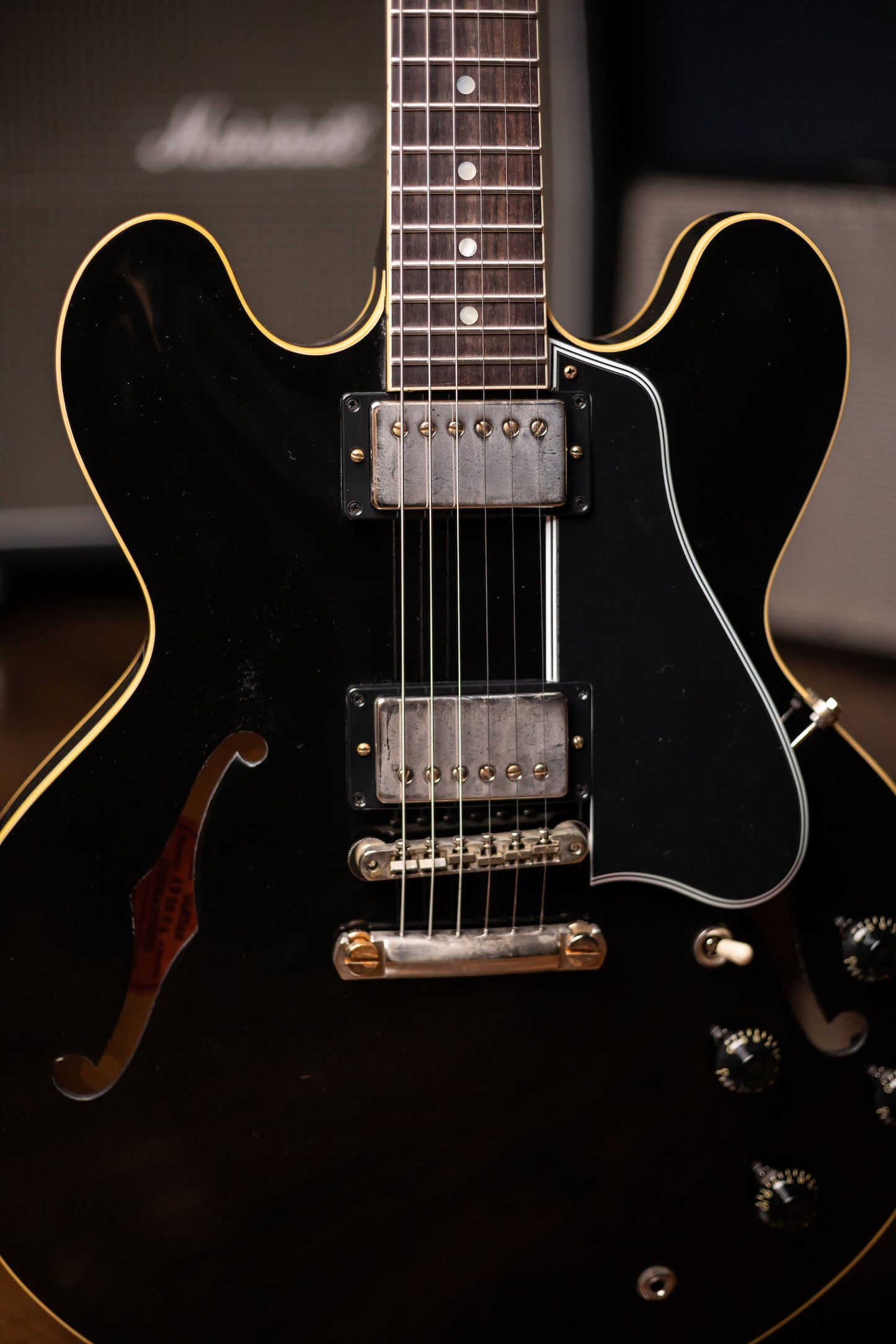 Gibson Custom Shop Murphy Lab 1959 ES-335 Reissue Ultra Light Aged Electric Guitar - Ebony